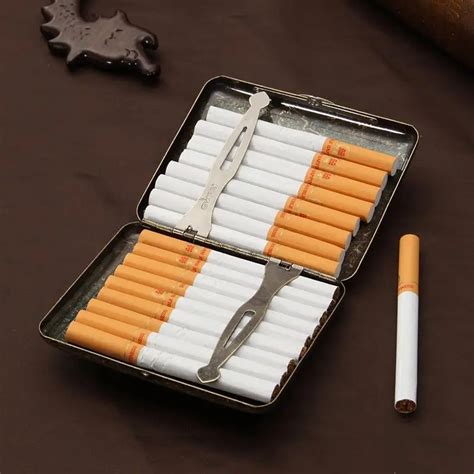 ebay cigarette steel box|Cigarette Case Metal Silver Stainless Steel Cigarette Tobacco.